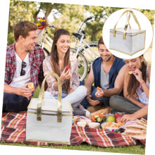 2 Stück isolierte Lebensmittelbeutel, Verpackungsbeutel für Kuchen, Lunchboxen