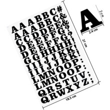 Hittebestendige vinylletters om op te strijken, geschikt voor textiel en kledingdecoratie.