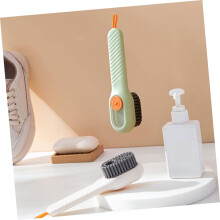 2pcs Scrub Brush with Soap Dispenser for Shoes and Laundry