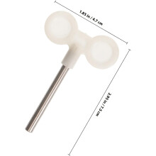 llaves de cuerda de repuesto de metal para cajas de música de 45 mm para restaurar y reparar cajas de música antiguas.