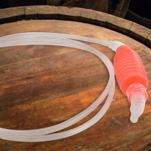 2pcs Brew Syphon Tube Home Siphon Hose 35x20x5inch Pe Material Eva Ball Filtering Easy to Store