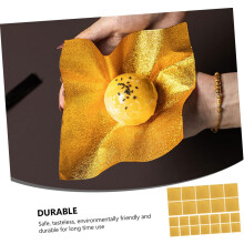 300 Sheets Gold Aluminum Foil Wrapper for Candy Chocolate DIY Packaging Gold Foil Candy Wrapper