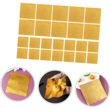 300 Blatt Gold-Aluminiumfolienverpackung für Süßigkeiten und Schokolade, DIY-Verpackung, Goldfolien-Süßigkeitenverpackung