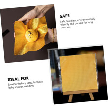 300 Blatt Gold-Aluminiumfolienverpackung für Süßigkeiten und Schokolade, DIY-Verpackung, Goldfolien-Süßigkeitenverpackung