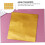 300 Sheets Gold Aluminum Foil Wrapper for Candy Chocolate DIY Packaging Gold Foil Candy Wrapper 1