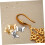 4pcs Butterfly Clutch Earring Backs Flat Lockings with Earlobe Support 4