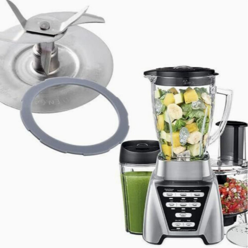 Replacement blades for Oster Pro 1200 blender with rubber gasket. Juicer accessory. 1