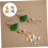 4pcs Butterfly Clutch Earring Backs Flat Lockings with Earlobe Support 5