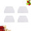 4pcs Cake Scraper Cake Decorating Tool Plastic Baking Smoother Easy to Handle Easy 7