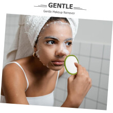20pcs Washable Makeup Remover Pads Bamboo Cotton Rounds for Gentle Face Cleansing Eye Makeup Removal
