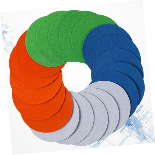 20pcs Self-adhesive Sandpaper Sanding Discs Pad para Sander Grit Hook e Loop Sanding Discs 2