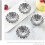 20pcs Non-Stick Stainless Steel Muffin Cupcake Tart Molds Multi-Function Baking Pudding Cups 3