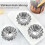 20pcs Non-Stick Stainless Steel Muffin Cupcake Tart Molds Multi-Function Baking Pudding Cups 4