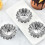 20pcs Non-Stick Stainless Steel Muffin Cupcake Tart Molds Multi-Function Baking Pudding Cups 5