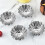 20 st. non-stick rostfria muffinsformar för cupcakes, multifunktionella bakpuddingformar 8