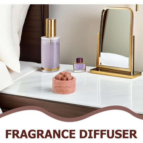 Set van 2 etherische olie diffusers van natuurlijk hout, draagbare houten aromatherapie diffusers voor thuisgebruik 2