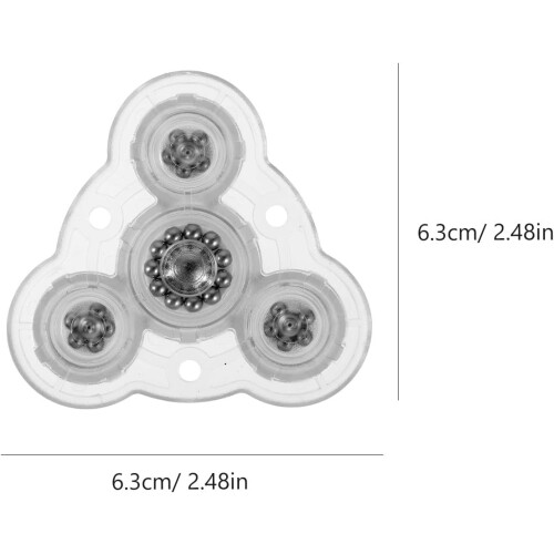 4 Stück selbstklebende Lenkrollen mit Stahlkugeln, Mini-Kleberollen