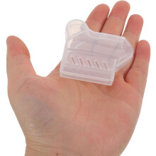 20pcs Plastic Toothbrush Covers Denture Care Kit Travel Hygienic Dustproof Protective Caps Replacement Brush Head Covers