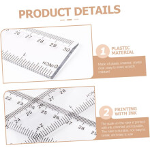 20 stuks plastic linialen van 30 cm (12 inch) met inch- en centimeteraanduiding. Stevig en kleurecht.