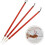 Chinese Calligraphy Ink Brush Pens 4pcs Aluminum Handle Small Regular Script Writing Brush Set 4