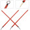 Chinese Calligraphy Ink Brush Pens 4pcs Aluminum Handle Small Regular Script Writing Brush Set 8