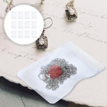 200 db-os fotó ékszertároló táska, cipzáras tasak, vastagított műanyag, 7x10 cm