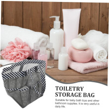 2pcs Large Capacity Mesh Shower Pouch Travel Cosmetic Bag Toiletry Storage Pouch for Bathroom Organizer