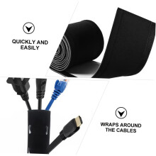 4 ks suchý zip a smyčka, kryt na kabel, organizér na správu kabelů, neoprenový návlek na kabel