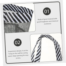 2 neceseres de malla de gran capacidad para la ducha, neceseres de viaje, bolsas de aseo y organizadores de baño.