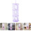 Hamac pour peluches (lot de 3), hamac multicouche en polyester pliable, design en maille. 8