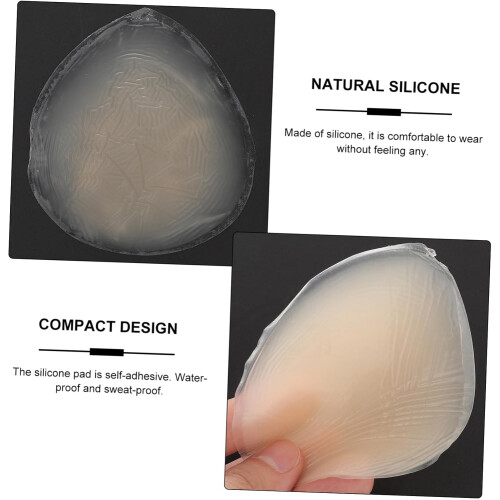 2pcs impermeável silicone almofadas nadar pastas proteção bikini 1