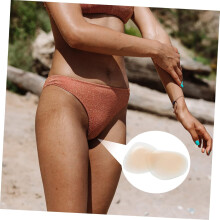 2 pezzi di cuscinetti in silicone impermeabili per costume da bagno, protezione bikini