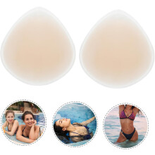 2pcs impermeável silicone almofadas nadar pastas proteção bikini