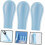 30pcs Ear Wax Removal Spoon Covers Replacement Silicone Sleeves Comfortable 8