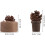 2-pack set med eteriska oljor i massivt trä med kottedesign 2