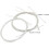 Nylon Acoustic Guitar Strings 24Pcs for Classical Guitar – Medium Tension Tie End Replacement Set 2