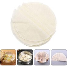 20pcs Cotton Steamer Cloths round Reusable Steamer Pads for Steamed Foods and Buns