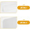 4sets Desktop Privacy Divider Screen PVC Office School Testing Partition Panel 3
