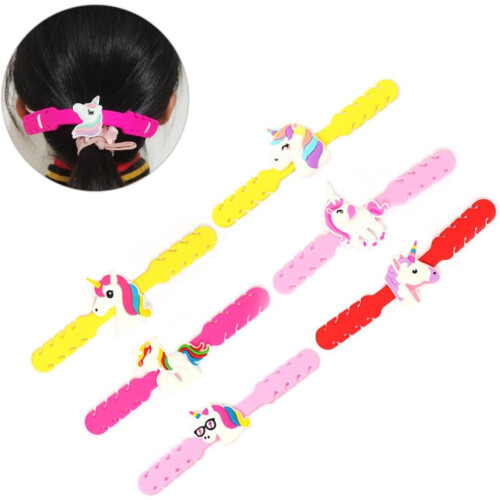30pcs Unicorn Design Ear Protective Mask Hooks for Mask Strap Extender Buckle for Random Style