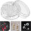 30Pcs Silicone Earring Backs Soft Flat Pad Stoppers for Pierced Ear Studs Anti-Lost Replacement Caps Suitable 8