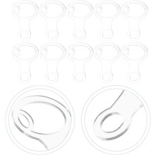 30pcs acrílico bordado fio bobinas fio armazenamento organizador cruz costura fio gotas