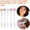 25pcs Eyebrow Eyelash Applicator Lash Brush Mascara Brush Applicator 3