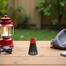 20pcs Large Carp Fishing Feeder Cage Bait Thrower with Metal Handle Black Mesh Feeder Basket