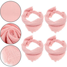 4er-Pack weiche, quadratische Küchenservietten aus Baumwollleinen für den Innenbereich, strapazierfähig, praktisch und elegant im klassischen Stil.
