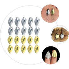 20pcs Metal Fishing Lures Blades for Freshwater Trout and Fish Reusable Fishing Bait Assorted
