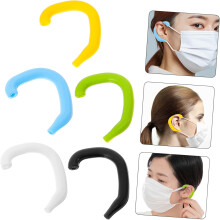 25pcs Silicone Ear Saver Cover Flexible Hook for Hanging Comfortable Cord Sleeve for Daily Use