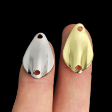 Lâminas de lures de pesca de metal 20pcs para truta de água doce e peixe iscado de pesca reutilizável assortido