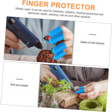 30pcs protetores de dedo de silicone cobre para a prevenção de bolhas ferramentas domésticas tampas protetoras de dedo