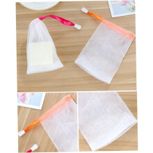 25 sacchetti salvasapone in nylon con coulisse, realizzati a mano, per creare la schiuma di sapone.