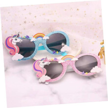 3 buc desene animate unicorn petrecere ochelari ochelari recuzită pentru sărbători de ziua de naștere accesorii durabile nedeformabile